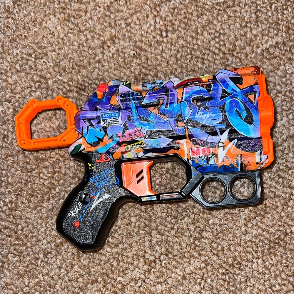 Colorful Graffiti Toy Blaster Nerf X-Shot Gun